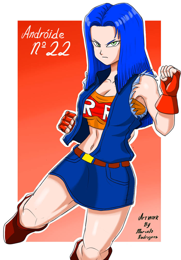 Android Oc Android #22 OC for Dragon Ball Z by RodriguesD-Marcelo on DeviantArt