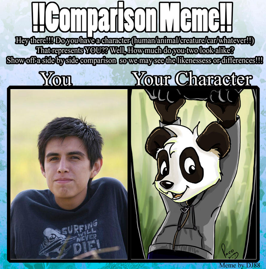 Comparison meme by pandapaco on DeviantArt