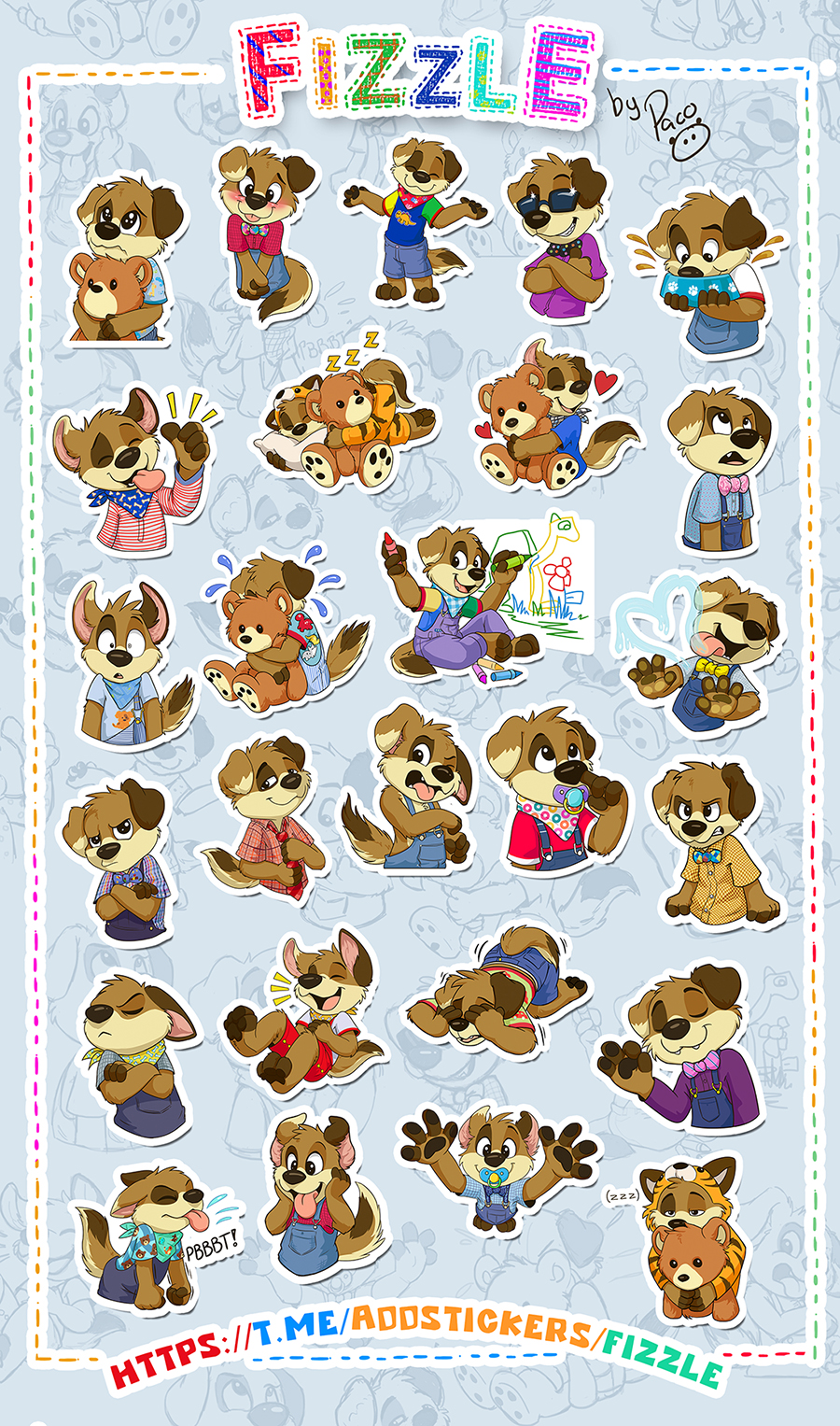 Fizzle telegram stickers