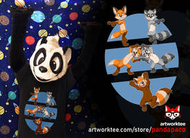 Fusion (Fox + Raccoon = Red Panda) T-shirt