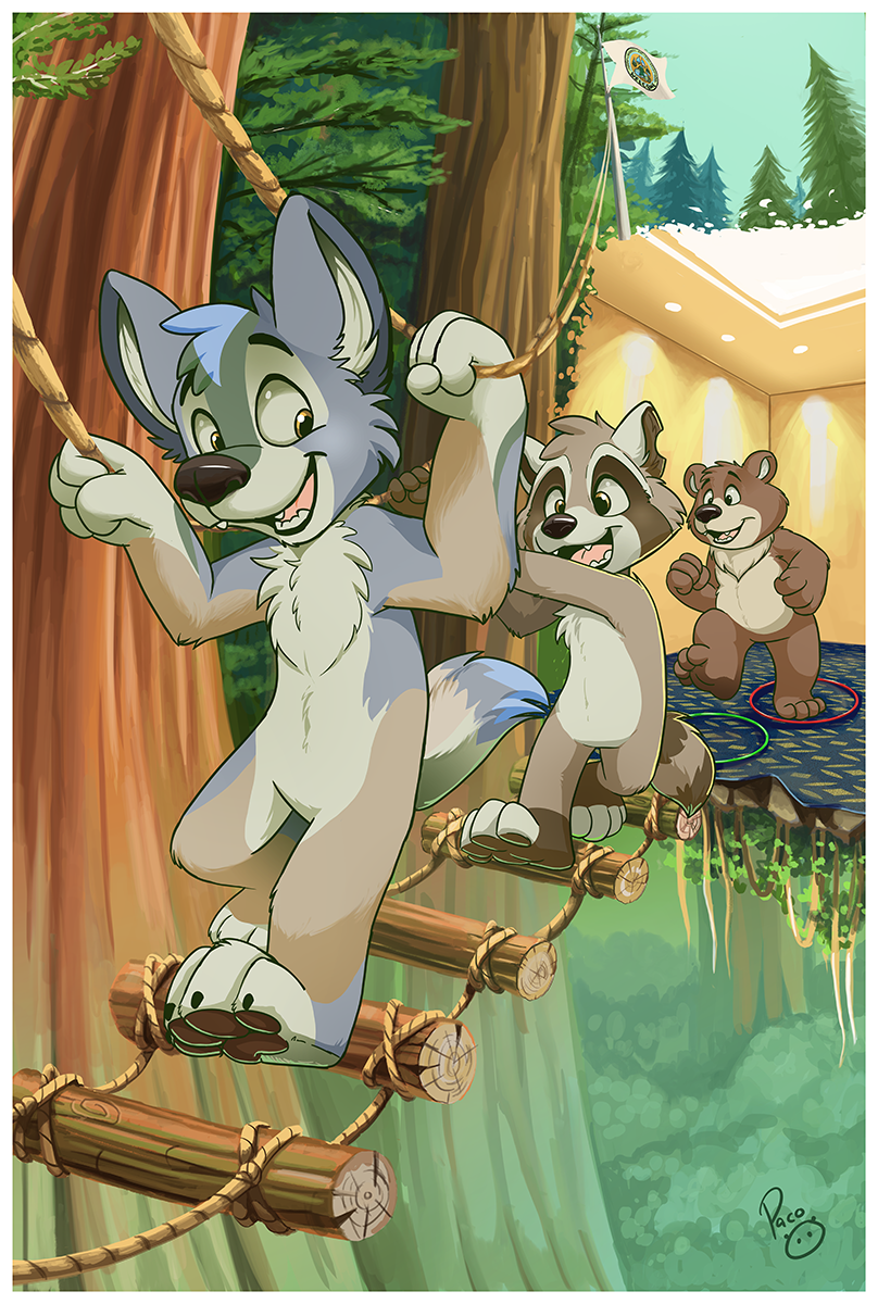 Youth Fursuit Games by pandapaco