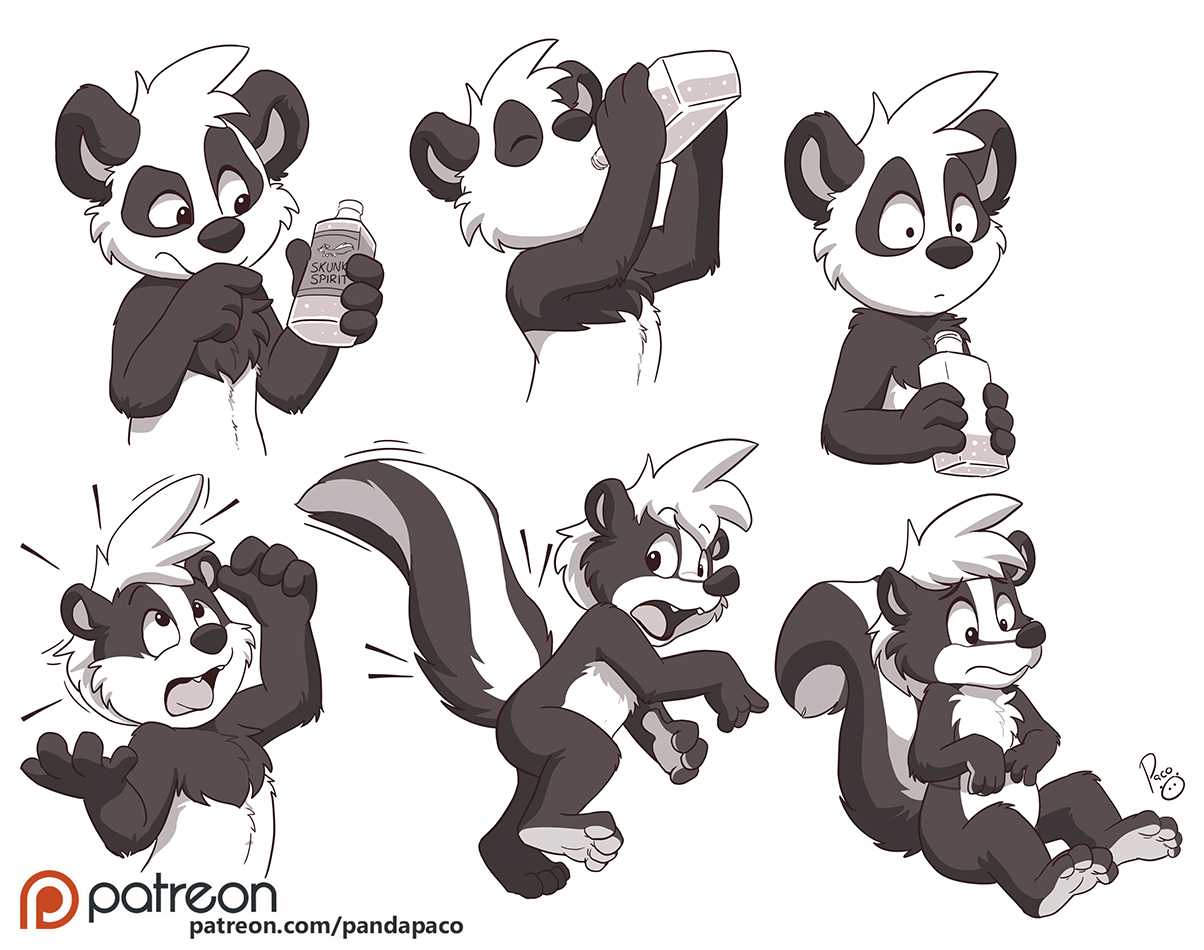 Skunk TF by pandapaco on DeviantArt Skunk TF by pandapaco on DeviantArt
