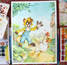 Chase Chasing Chicken