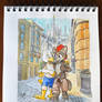 Watercolor: Flurrabell and Helios in Milan 11/20