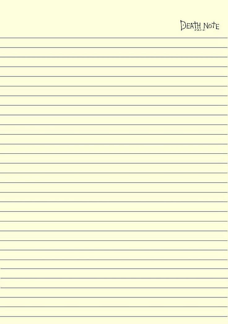 Death Note Sheet by EmzX33 on DeviantArt