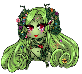 Chibi Green Goddess