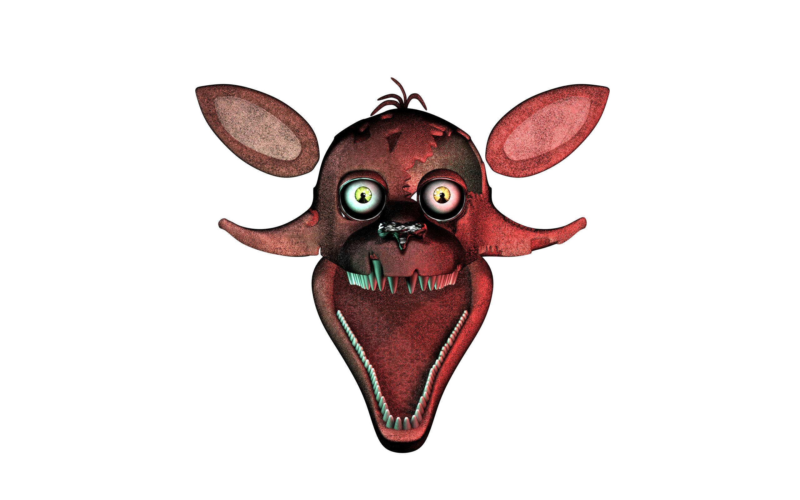 Withered Foxy (Blender) by FnaFcontinued on DeviantArt