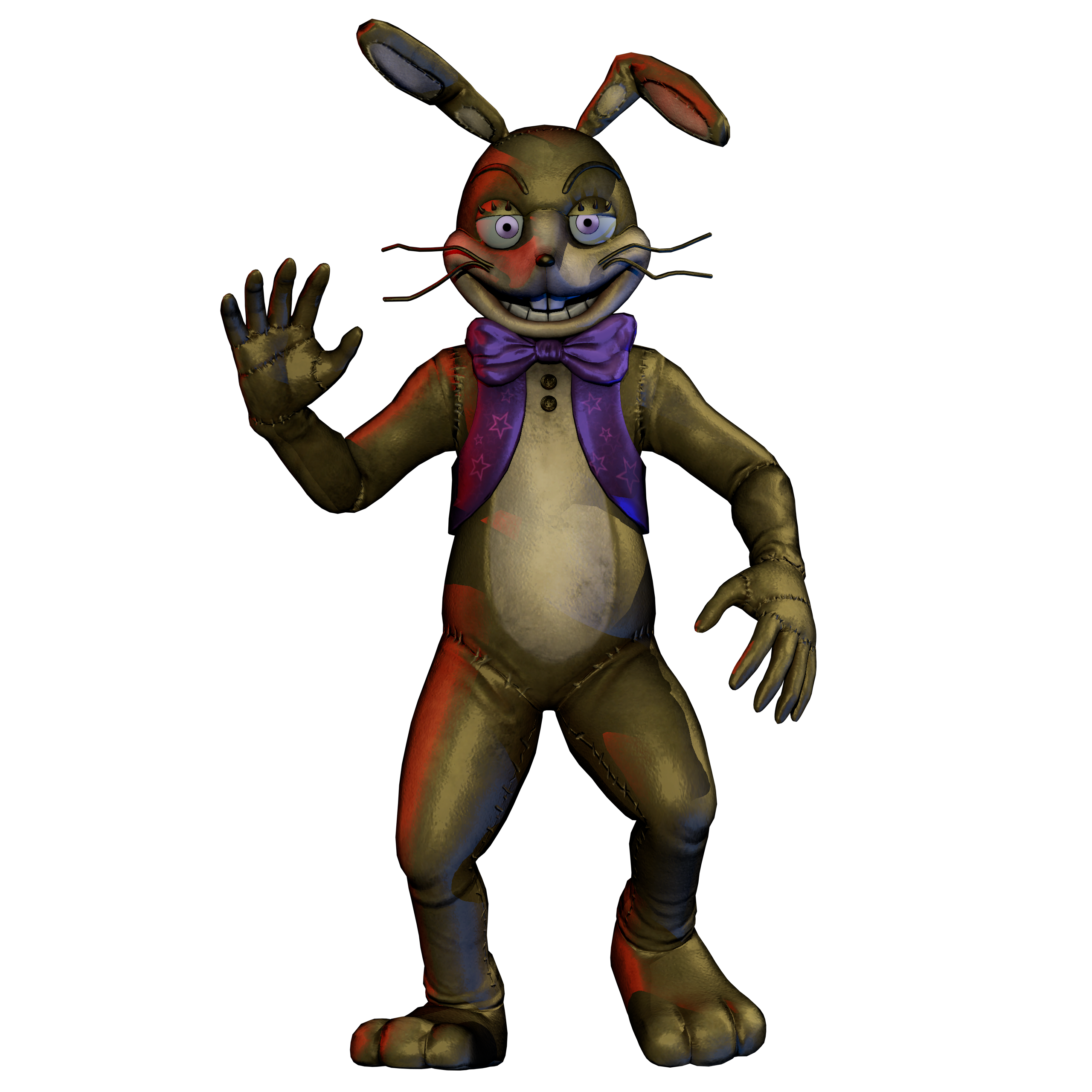 Glitchtrap Render #3 by KingAngryDrake on DeviantArt