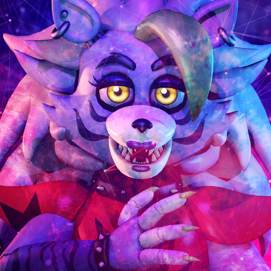 Glam Rocks Roxy Render Stylized Glamrock Roxanne Poster by KWC2 on DeviantArt
