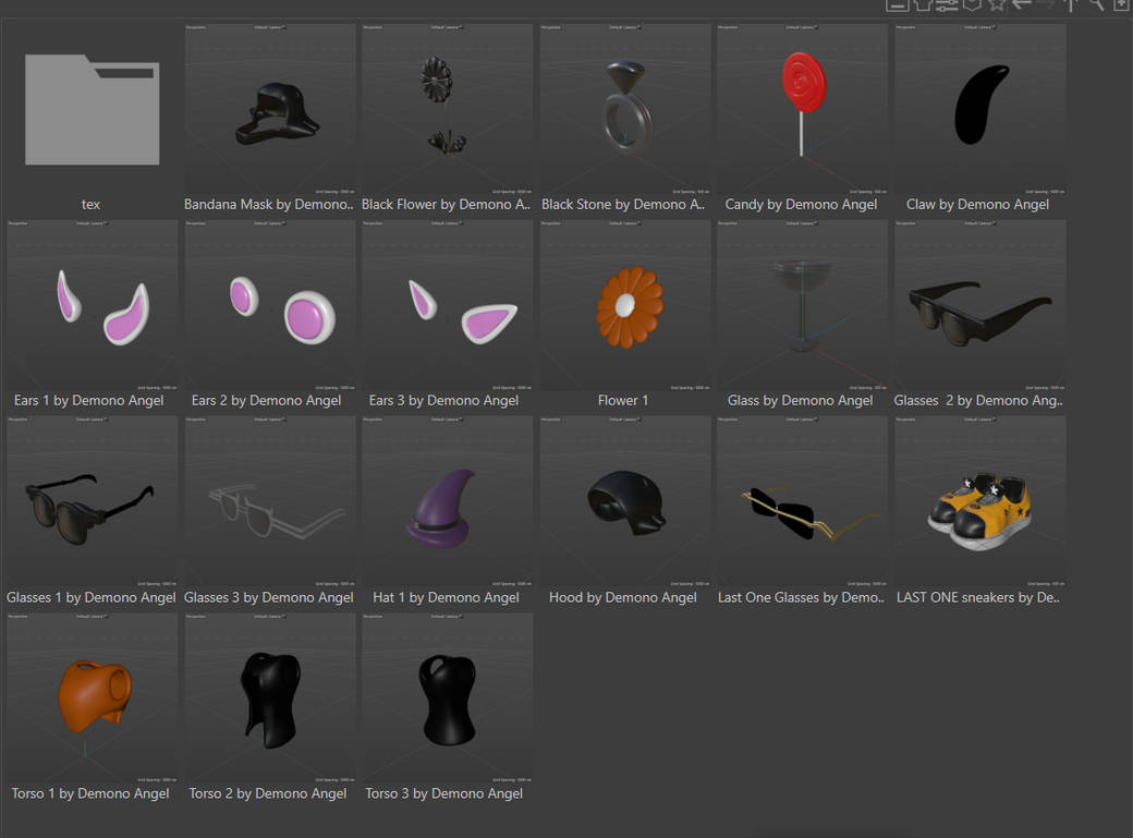 Angel Prop Map Rlc Demono Angel PROPS PACK (C4D/RELEASE) by KWC2 on DeviantArt