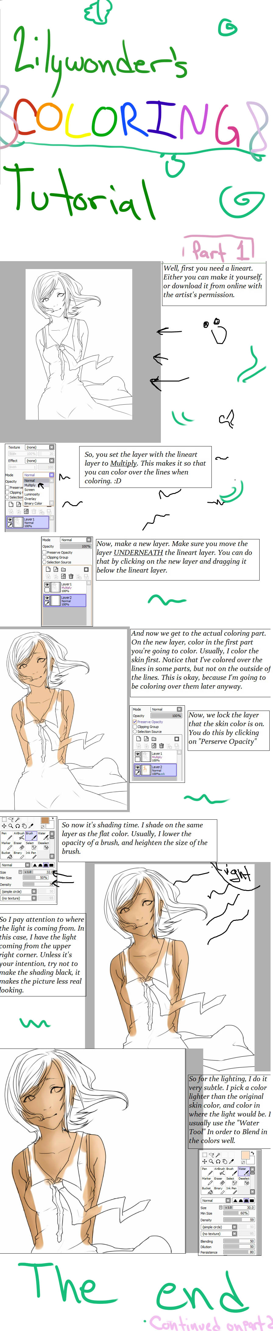 Coloring Tutorial (Part 1)[Skin]