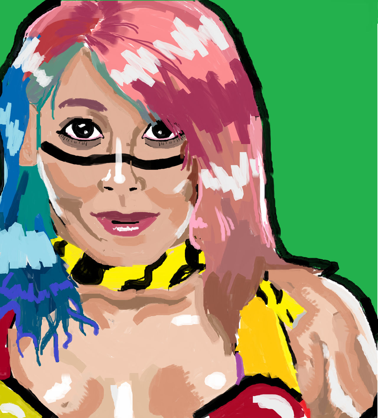 Asuka WWE Paint By LuiSauceda On DeviantArt asuka-wwe-paint-by-luisauceda-on-deviantart