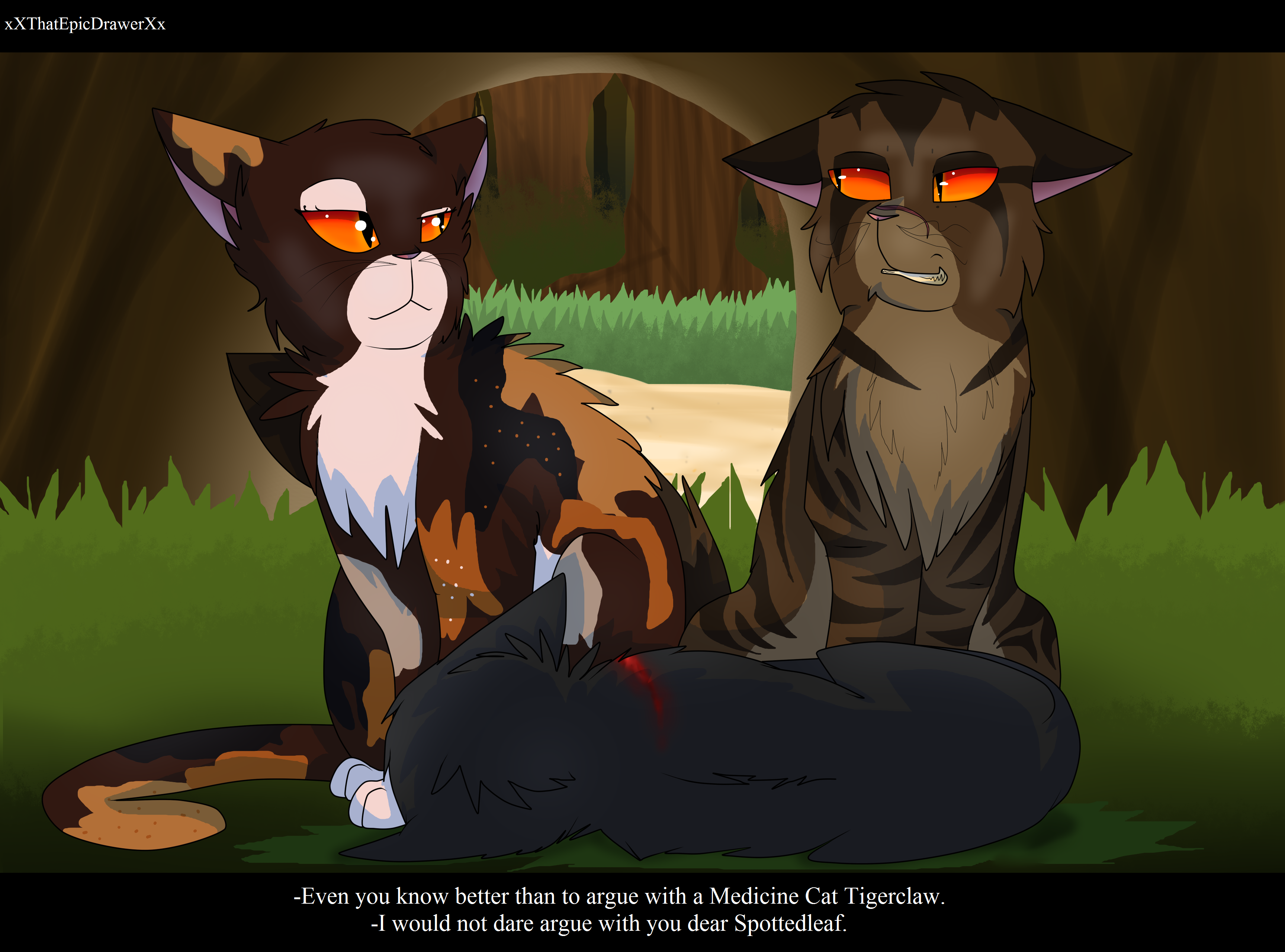 Totally legit Warrior cats movie screen shot of Scourge : r/WarriorCats