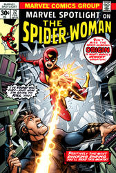 SpiderWoman anniversary - comic cover remake 