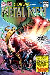 Metal Men anniversary - comic cover remake 