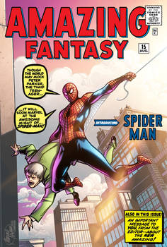 SpiderMan anniversary - comic cover remake 