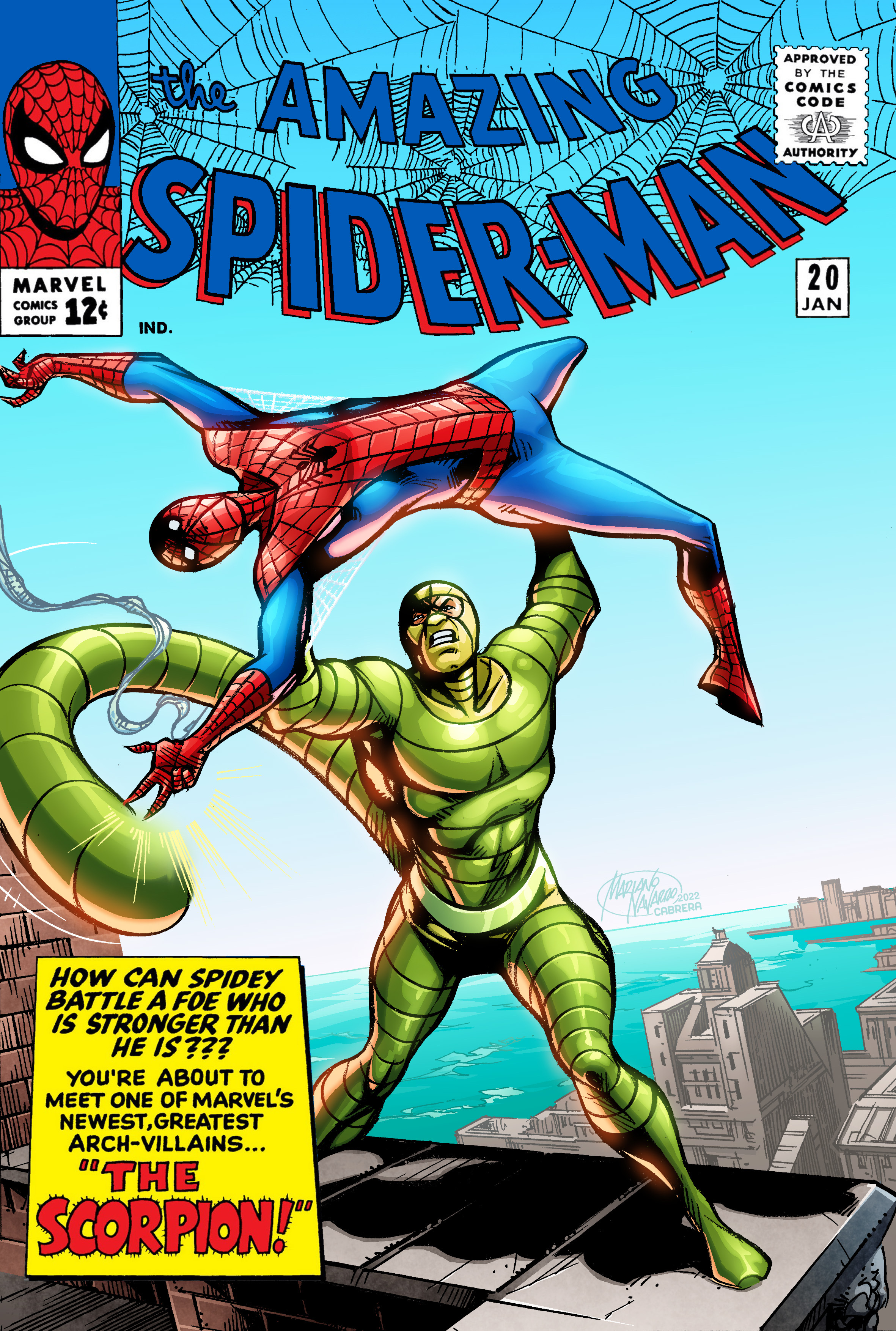 Scorpion anniversary - Comic cover remake
