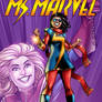 Ms. Marvel anniversary - comic cover remake 