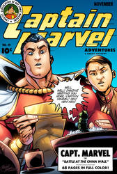 Shazam anniversary - comic cover remake 