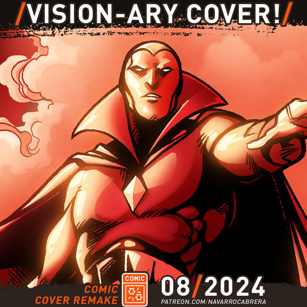 The Vision comic cover remake by HernanCabrera on DeviantArt