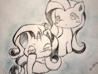 Rarity and Fluttershy