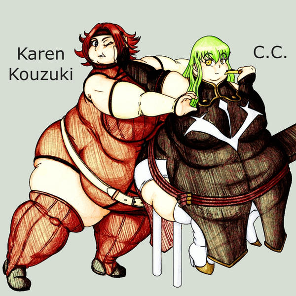 Karen and C.C. - colored