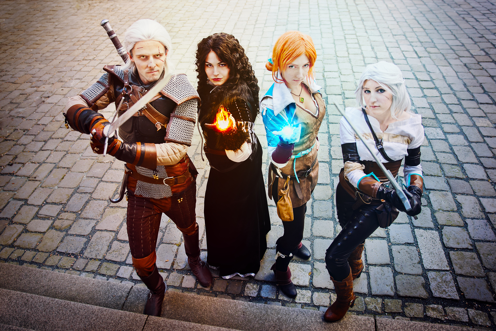 The Witcher 3 cosplay group