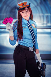Officer D. Va from Overwatch by Juriet Cosplay