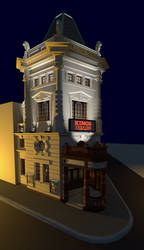 Kings Theatre - Night Render