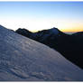 Dawn on the glacier