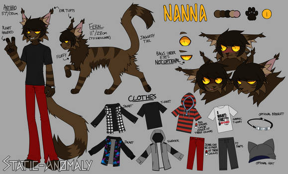 Nanna Cat Reference Sheet