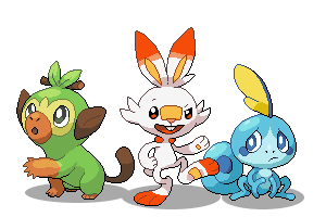 [Pixel] Generation 8 Starters