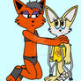 Gift: Molly Fox comforting Daisy the Fennec fox