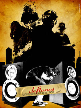 Deftones Tour Poster