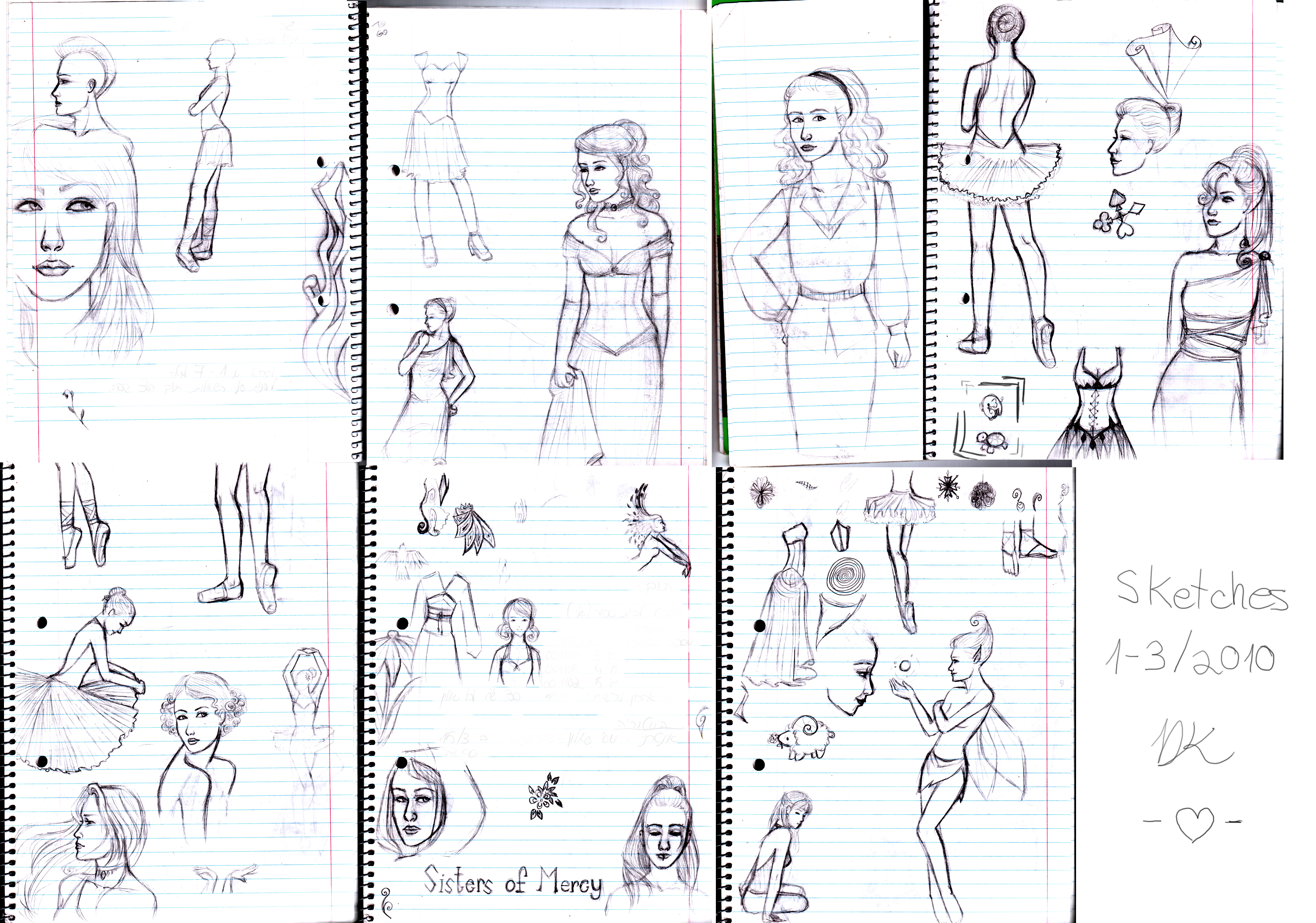 notebook sketches