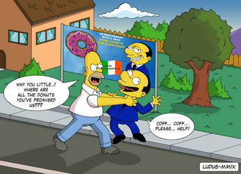 Homer Simpsons vs Berlusconi