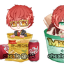 [Mystic Mesenger] Choi twins ft. food!