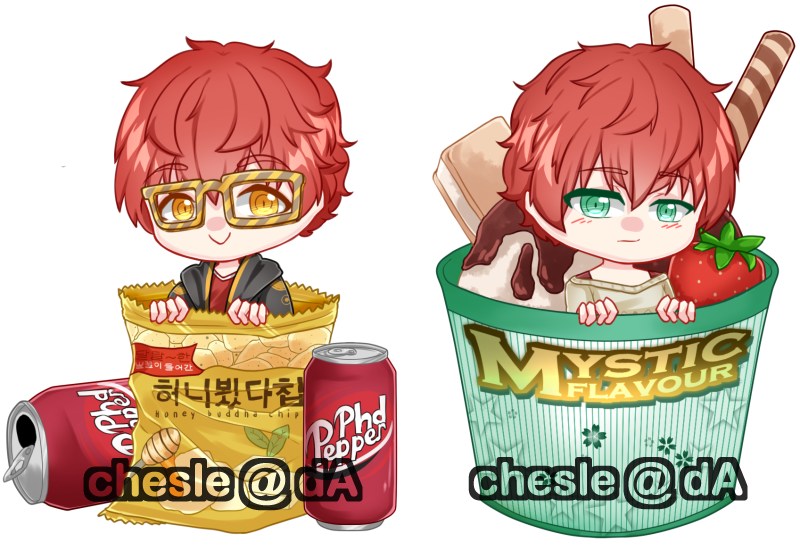 [Mystic Mesenger] Choi twins ft. food!