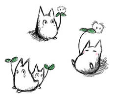 Little Totoro Doodles