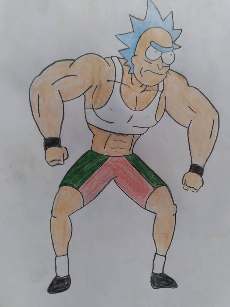 Buff rick from rick and morty by xXGHOSTSIXXx on DeviantArt