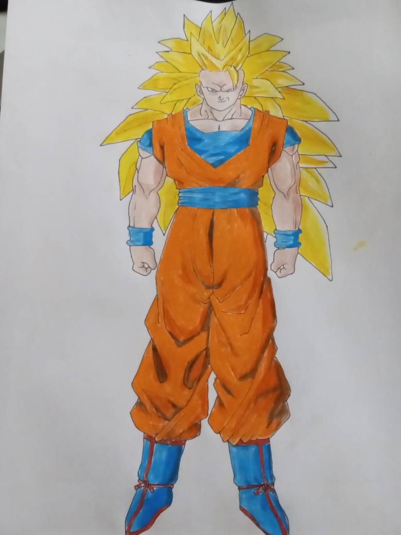 Goku Super Saiyan 3  Dragon ball, Anime dragon ball super, Dragon