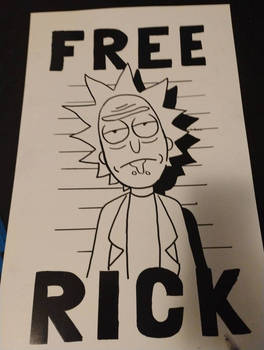 Rick mugshot poster