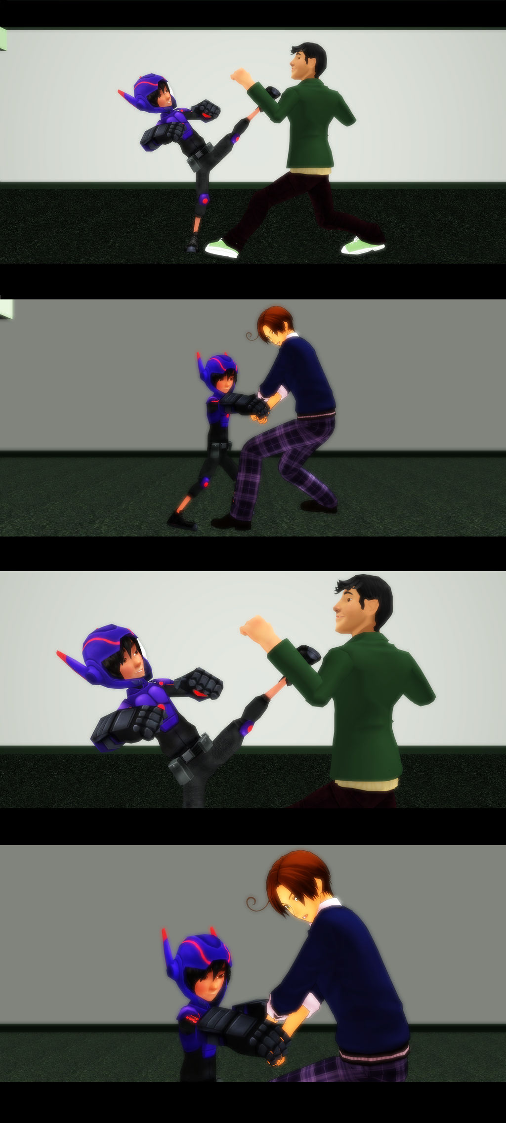 The Cross Family [MMD]: Karate and Eskrima