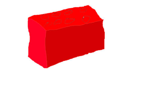 1 minute drawing - Lego brick