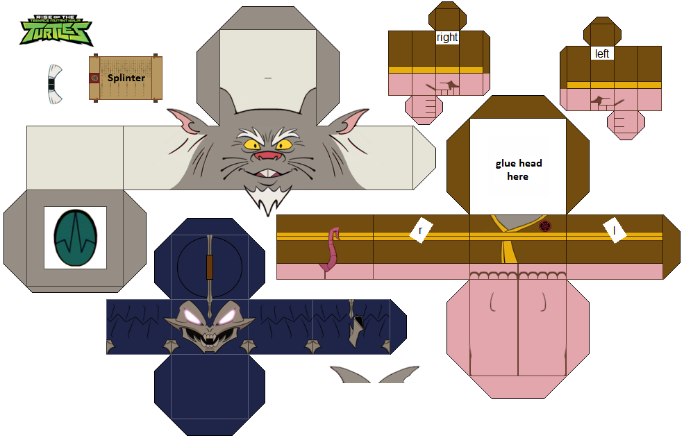 Splinter Papercraft TMNT 2018 Splinter by Danhobs on DeviantArt