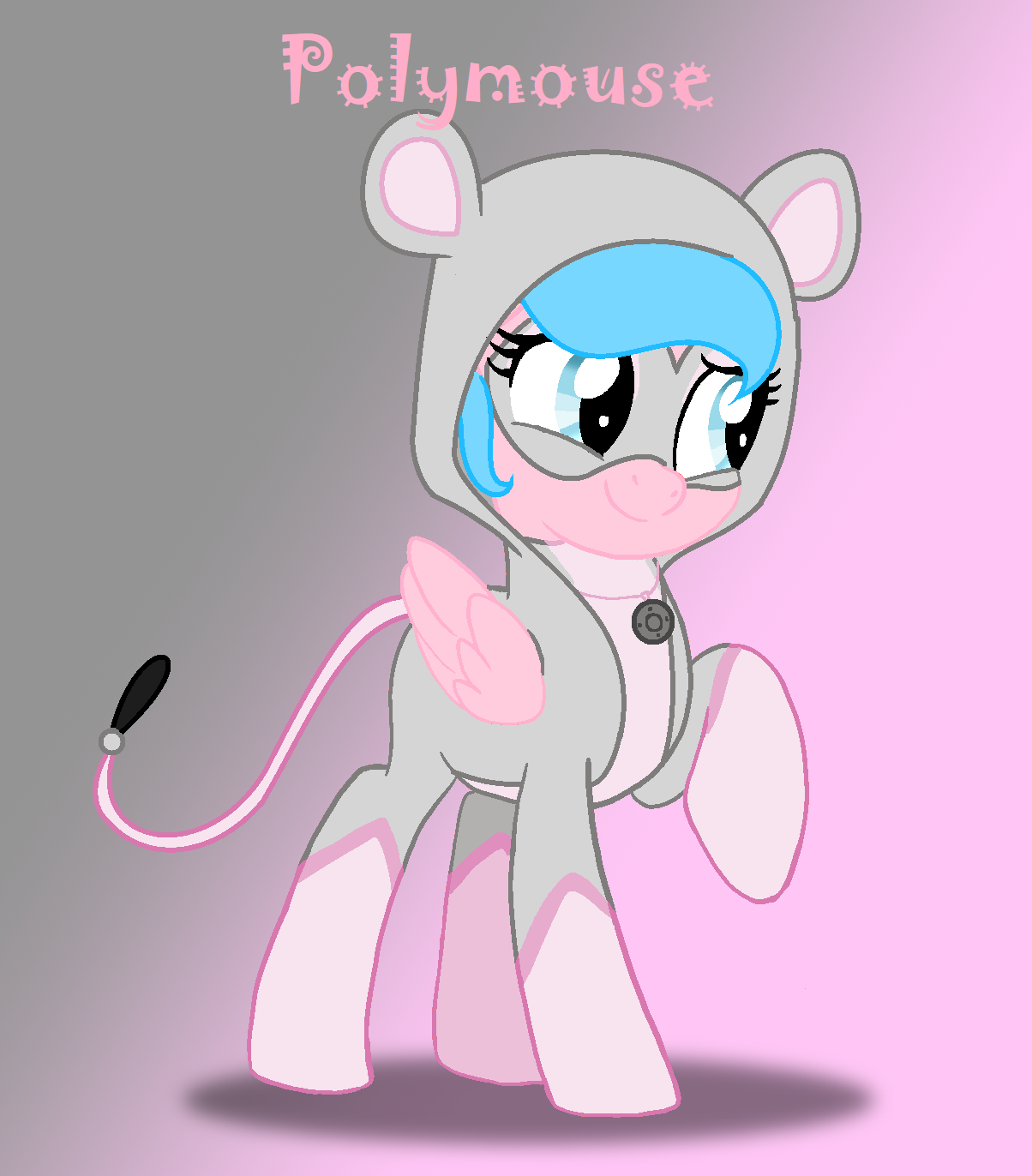 Polyflame Mouse Luna as Polymouse by GalPaint on DeviantArt
