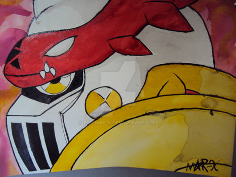 Gallantmon Watercoloring