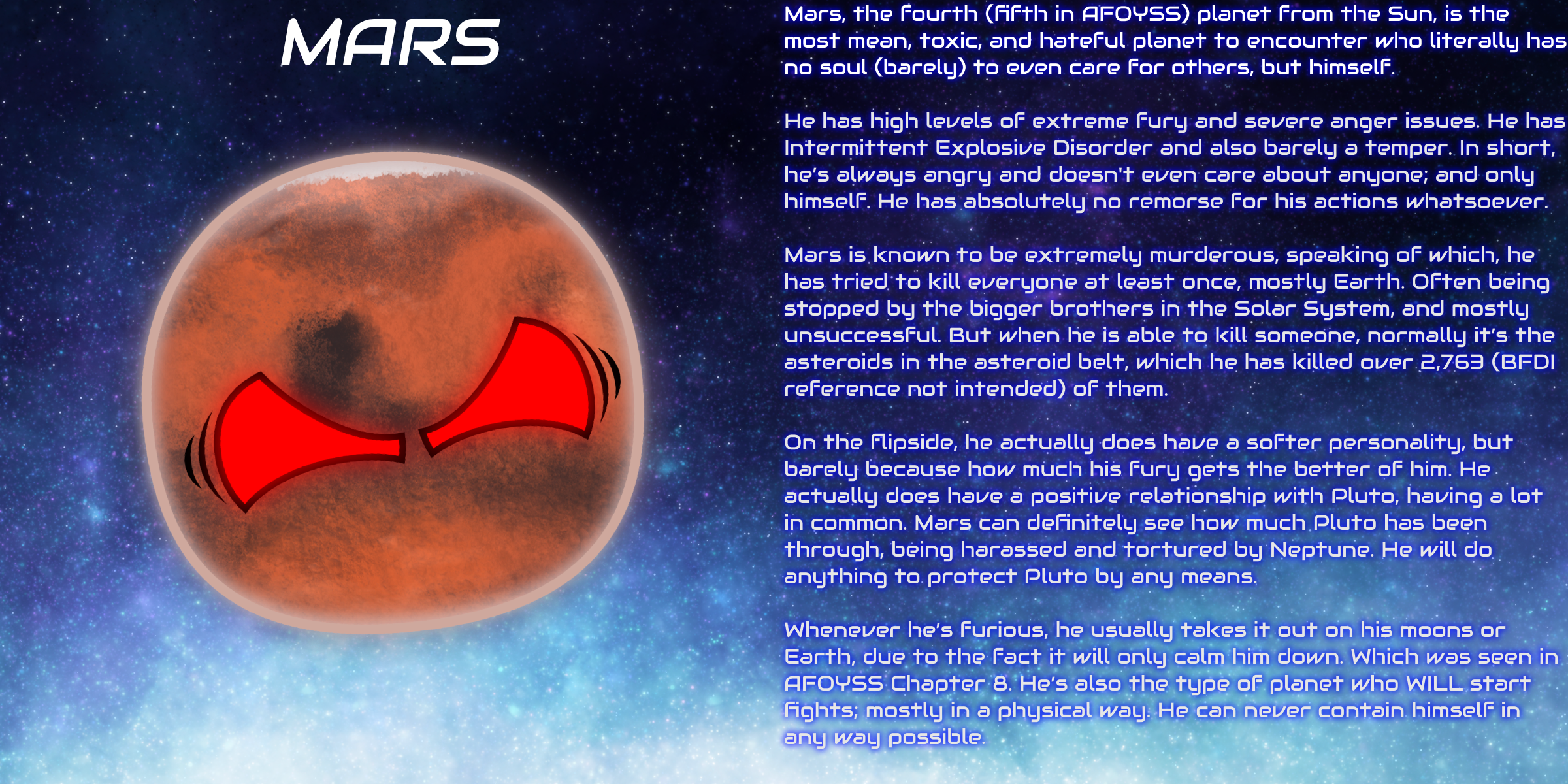 Mars Power Deviantart Mars Character Lore by KirbyTron5919AMM on DeviantArt