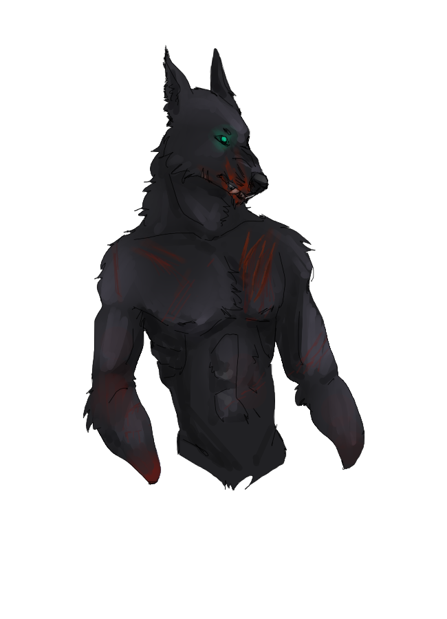 wounded werewolf by Dino-kLeo on DeviantArt
