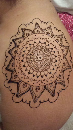 Shoulder Mandala Henna A3 - 5/28/14